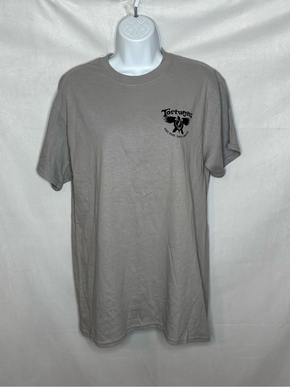 🐼 3/$25 EUC Gray Grateful Dead Tortugas Short-Sleeve T-Shirt size Medium